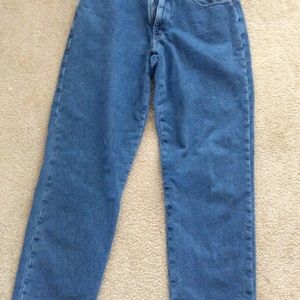 LL Bean Relaxed Fit Flannel Lined Jeans